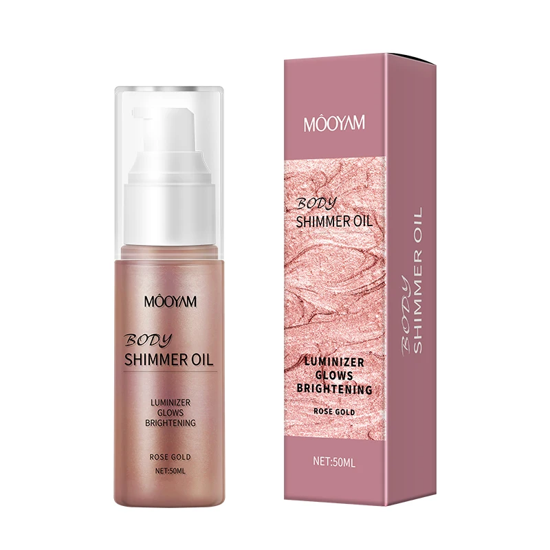 Mooyam Rose Gold Body Shimmer Oil